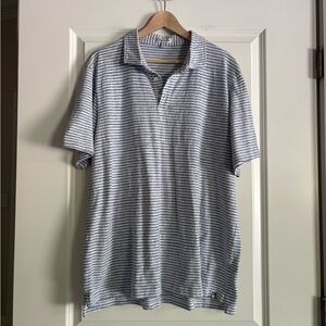 Peter Millar Mens Striped Polo